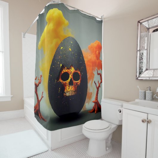 スカル シャワーカーテン (インサイチュ)
