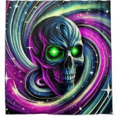 スカル シャワーカーテン (正面)