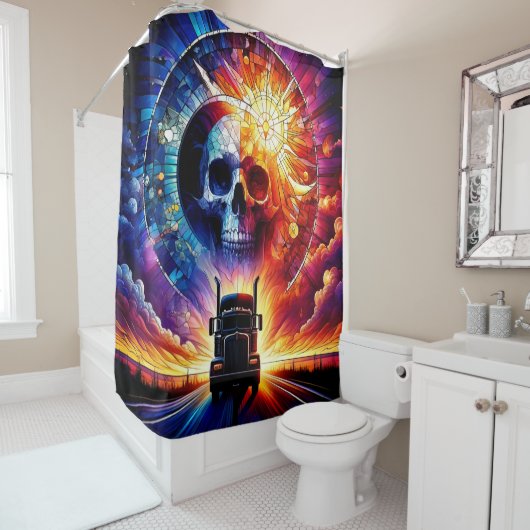 スカル シャワーカーテン (インサイチュ)