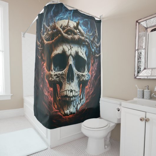 スカル シャワーカーテン (インサイチュ)