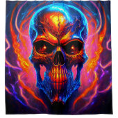 スカル シャワーカーテン (正面)