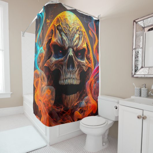 スカル シャワーカーテン (インサイチュ)