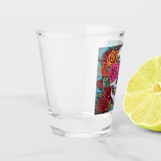 スカル ショットグラス (左)