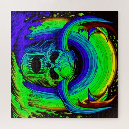 スカル ジグソーパズル (横)