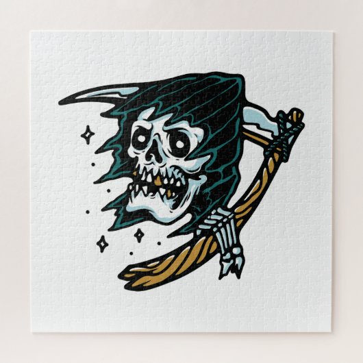 スカル ジグソーパズル (横)