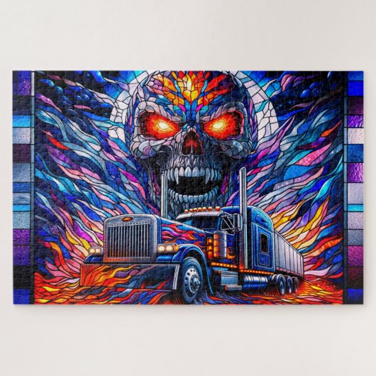 スカル ジグソーパズル (横)