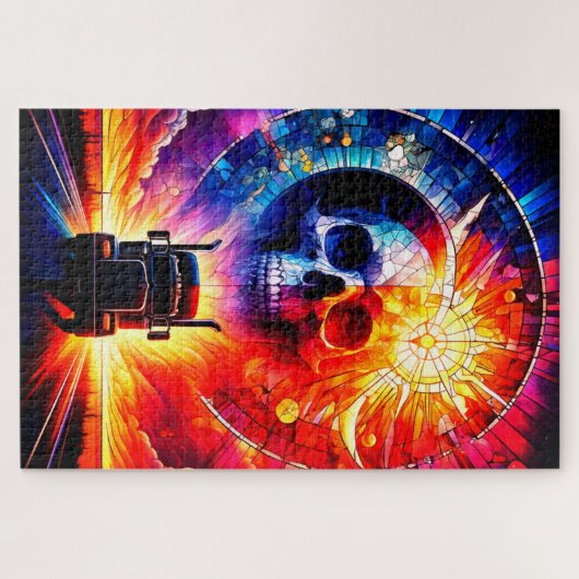 スカル ジグソーパズル (横)