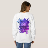 スカル スウェットシャツ (裏面フル)