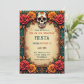 💀🎉 スカル＆スクロールズ、ディア・デ・ロス・ムエルトス 招待状 (スタンド正面)