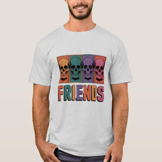 スカル スクワッド: 永遠の友達 Tシャツ (正面)