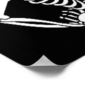 スカル&スケルトンハロウィーン ポスター (角)