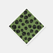 スカル スタンダードカクテルナプキン (角)