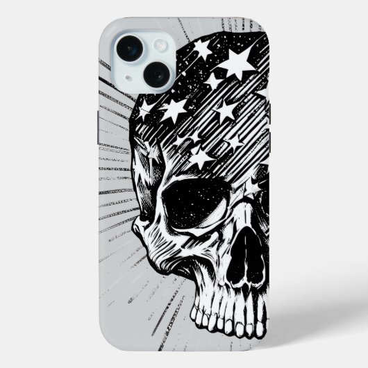 スカル＆スターズ II Case-Mate iPhoneケース (裏面)