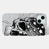 スカル＆スターズ II Case-Mate iPhoneケース (裏面 (横))