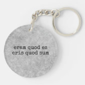 スカル&スターI キーホルダー (裏面)