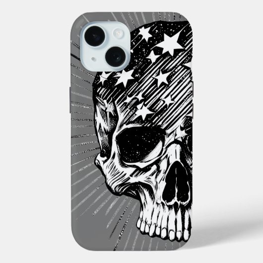 スカル&スターII Case-Mate iPhoneケース (裏面)