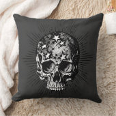 スカル&スターIII クッション (ブランケット)