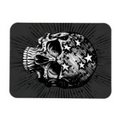 スカル&スターIII マグネット (横)