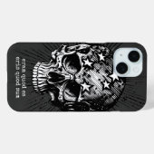 スカル&スターIII Case-Mate iPhoneケース (裏面 (横))