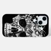 スカル&スターIV Case-Mate iPhoneケース (裏面 (横))