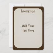 スカル スチームパンク ヴードゥー レトロ マシン 招待状 (裏面)