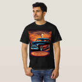スカル&スチール： 1947シボレーFleetmaster Tシャツ (正面フル)