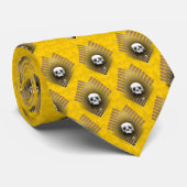 スカル&スティック（ホッケー） ネクタイ (ロール)