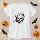 スカル スプラッシュ ハロウィン Tシャツ