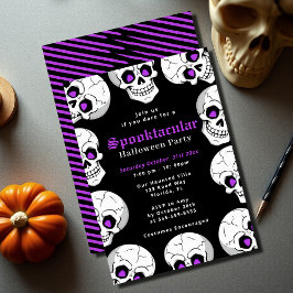 スカル スプークタキュラー ハロウィン 大人のコスチューム パーティー 招待状