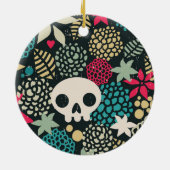 スカル セラミックオーナメント (裏面)