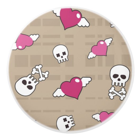 スカル セラミックノブ (正面)