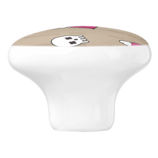 スカル セラミックノブ (側面)