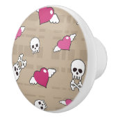 スカル セラミックノブ (右)