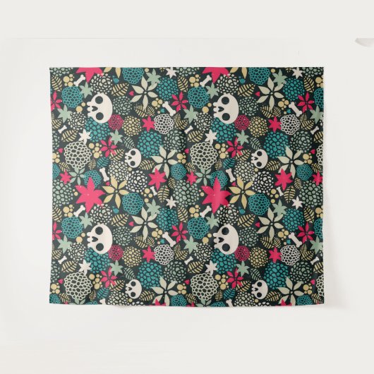 スカル タペストリー (正面(横))