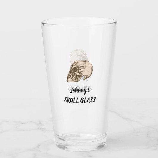 スカル タンブラーグラス (正面)