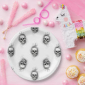 「スカル・ダッジェリー」 ペーパープレート (パーティー)