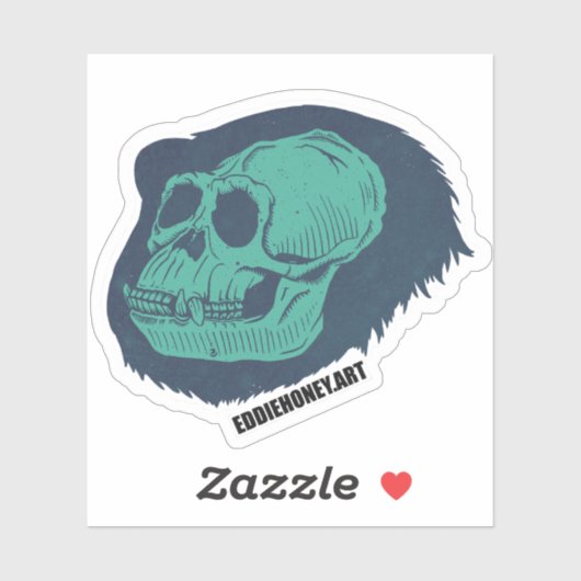 スカル – チンプ シール (シート)