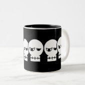 スカル ツートーンマグカップ (正面右)