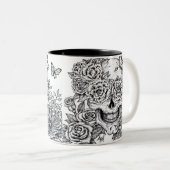 スカル ツートーンマグカップ (正面右)