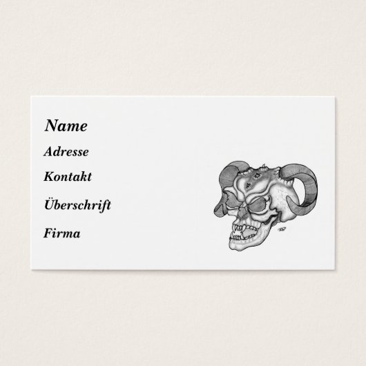 スカル – テューフェルシャデル (正面)