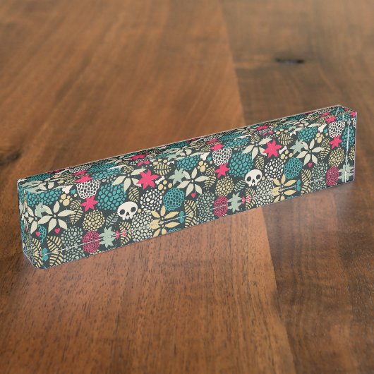 スカル デスクネームプレート (側面)