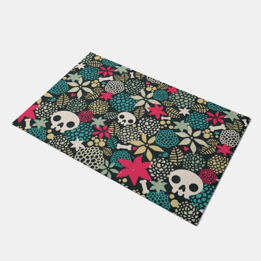 スカル ドアマット (アングル)