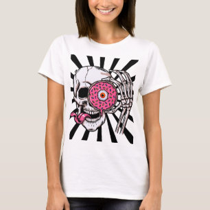 スカル(ドーナツ目) Tシャツ