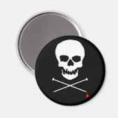 スカル&ニードルマグネット マグネット (正面/裏面)