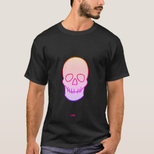 スカル – ネオングロー Tシャツ