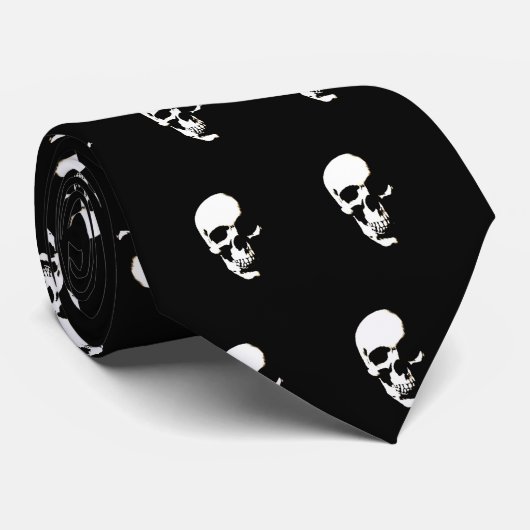スカル ネクタイ (ロール)