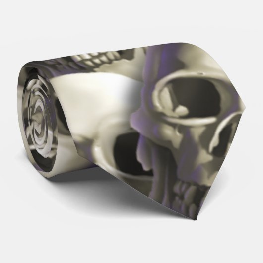 スカル ネクタイ (ロール)