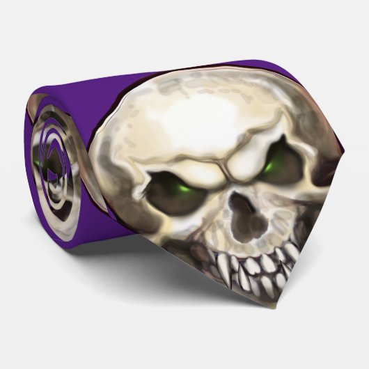 スカル ネクタイ (ロール)