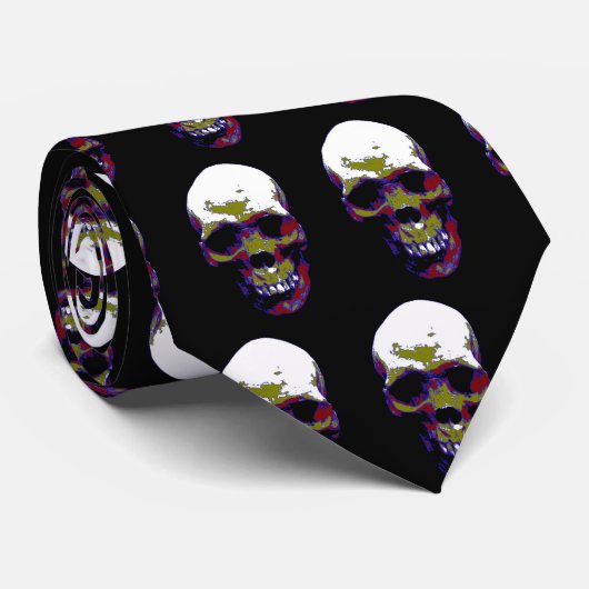 スカル ネクタイ (ロール)