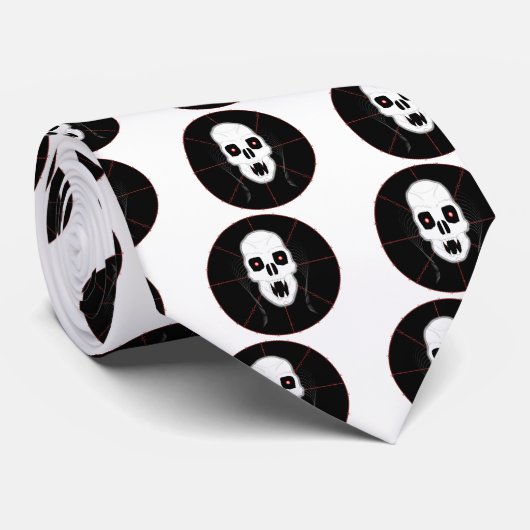 スカル ネクタイ (ロール)